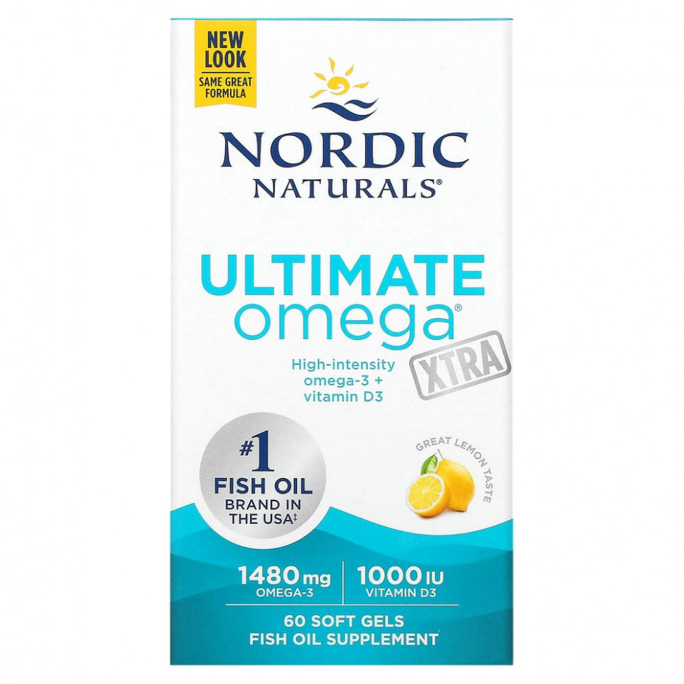  Nordic Naturals, Ultimate Omega Xtra,   , 740 , 60     -     , -, 