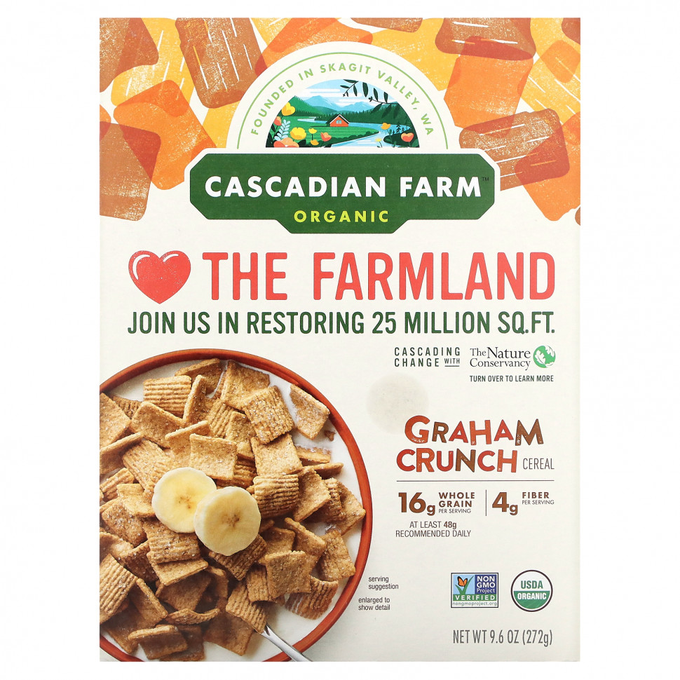  Cascadian Farm,   Graham Crunch, 272  (9,6 )    -     , -, 