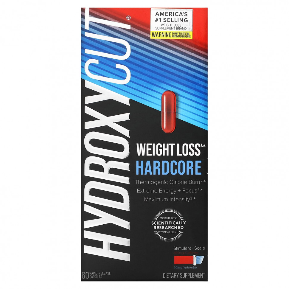  Hydroxycut, Hardcore, 60        -     , -, 