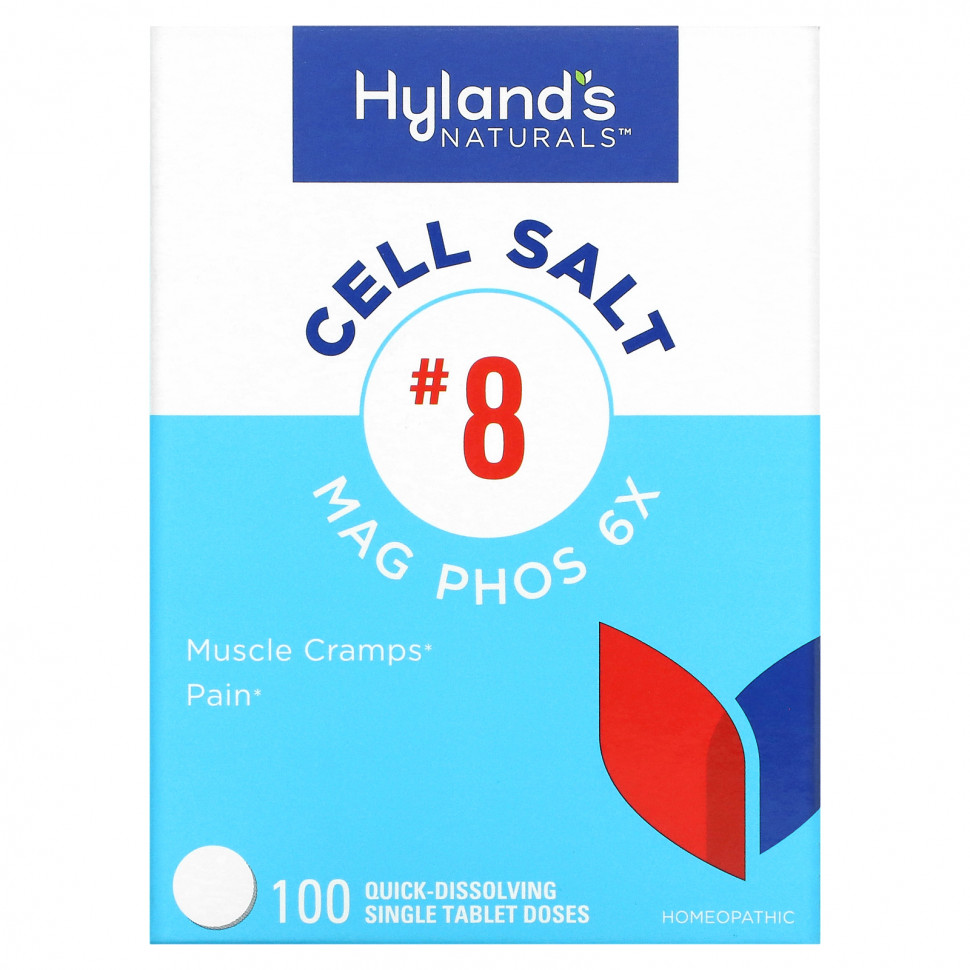  Hyland's, Cell Salt # 8, Mag Phos 6X, 100      -     , -, 