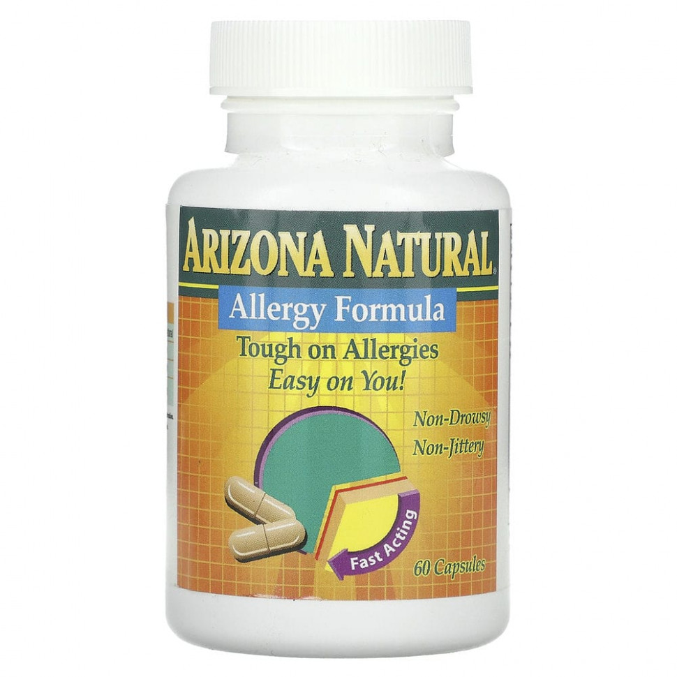  Arizona Natural, Allergy Formula, 60     -     , -, 