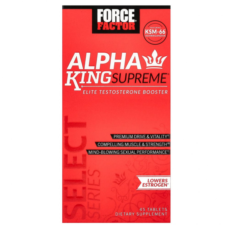  Force Factor, Alpha King Supreme,   , 45     -     , -, 