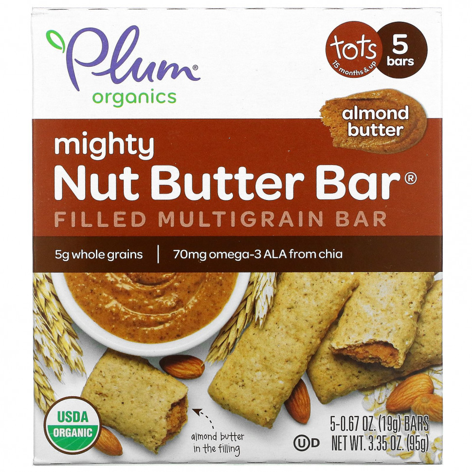  Plum Organics, Mighty Nut Butter Bar,    15 ,  , 5 ,  19  (0,67 )    -     , -, 