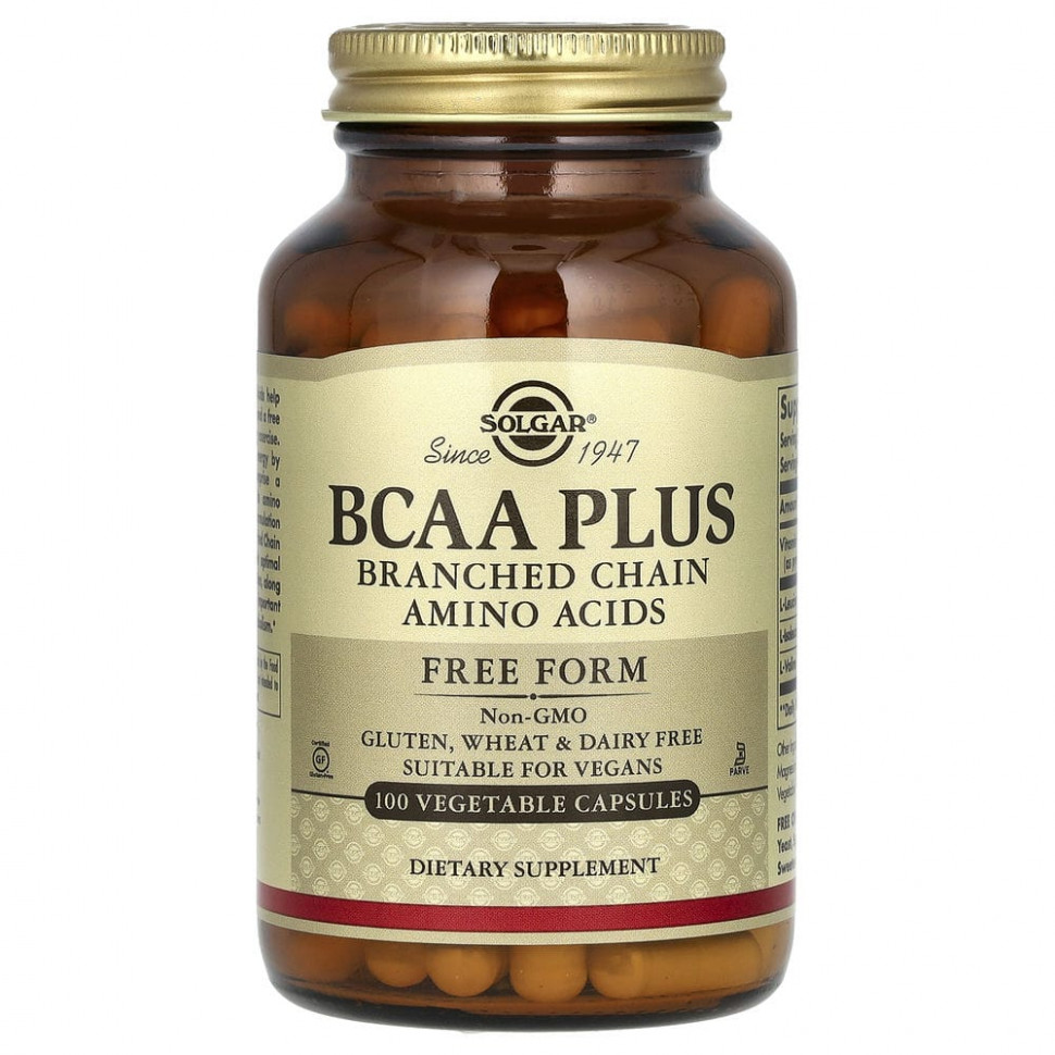  Solgar, BCAA Plus,   , 100      -     , -, 