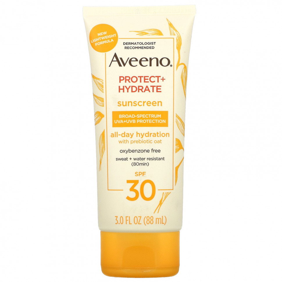 ���� Aveeno, �������������� �������� ��� ������ � ����������, SPF 30, 88 �� (3 ����. �����)  Iherb (������) ������ ������