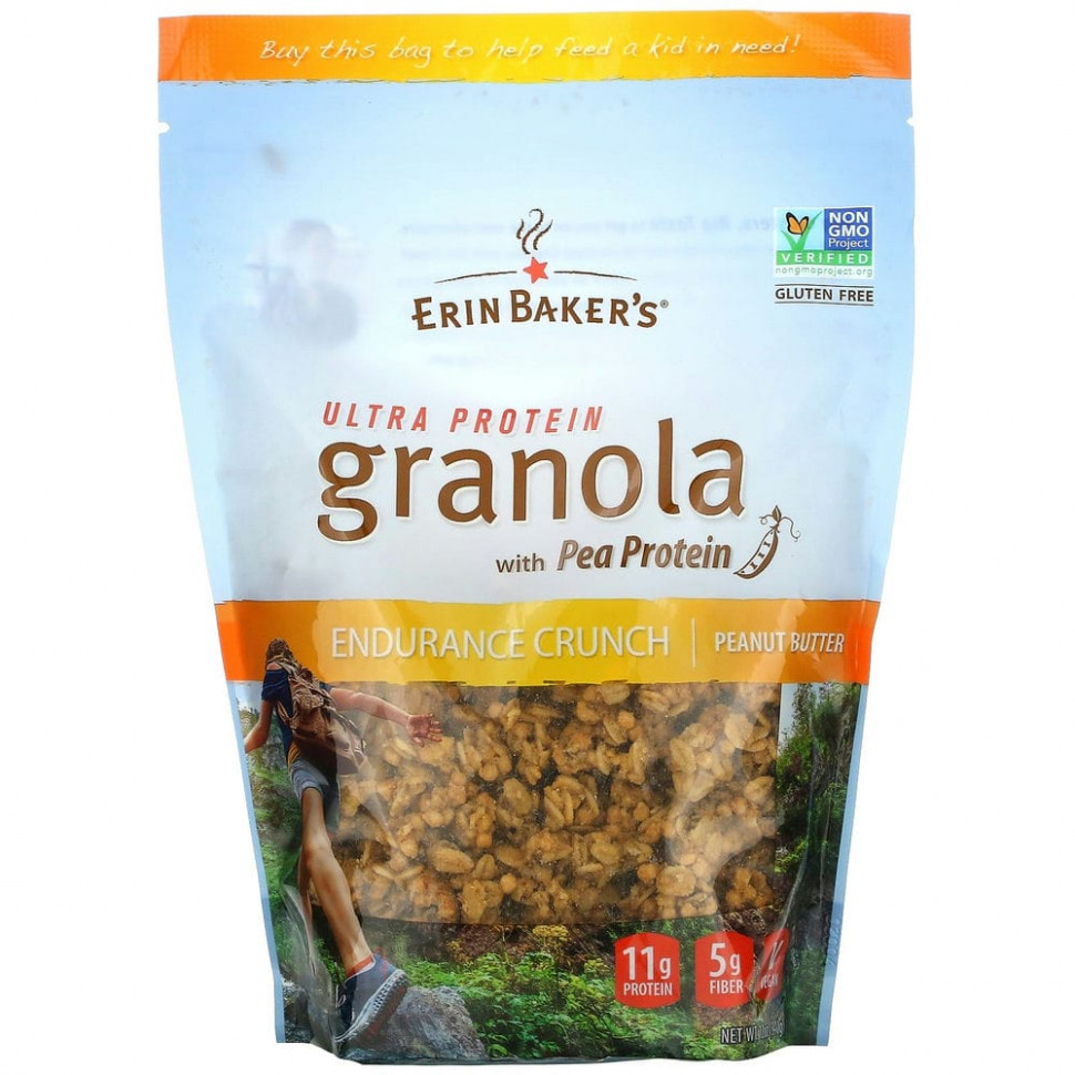  Erin Baker's, Ultra Protein Granola   ,  , 340  (12 )    -     , -, 