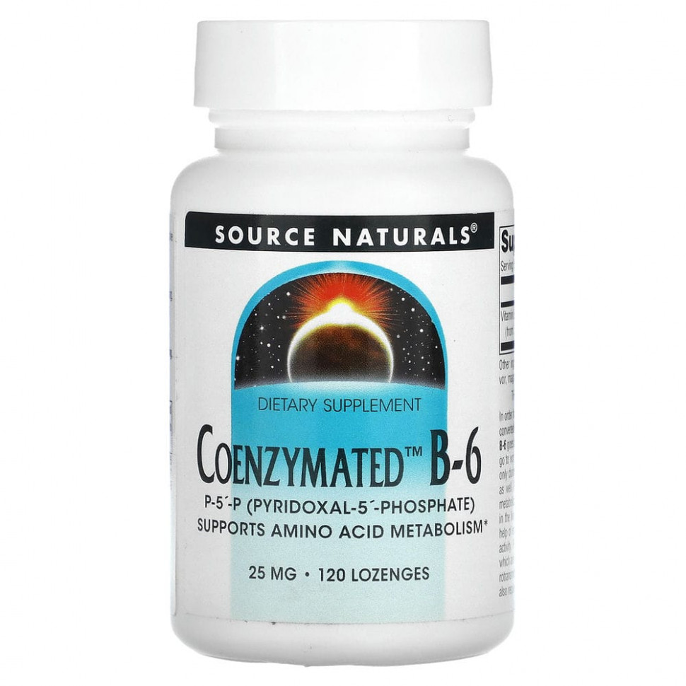  Source Naturals,   B-6, 25 , 120       -     , -, 