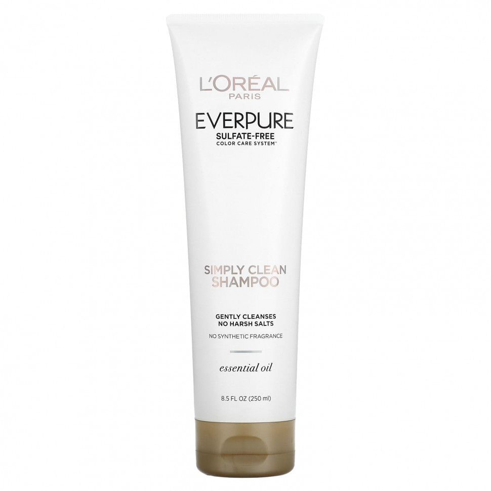���� L'Or?al, EverPure, Simply Clean Shampoo, ������� �����, 250 �� (8,5 ����. �����)  Iherb (������) ������ ������