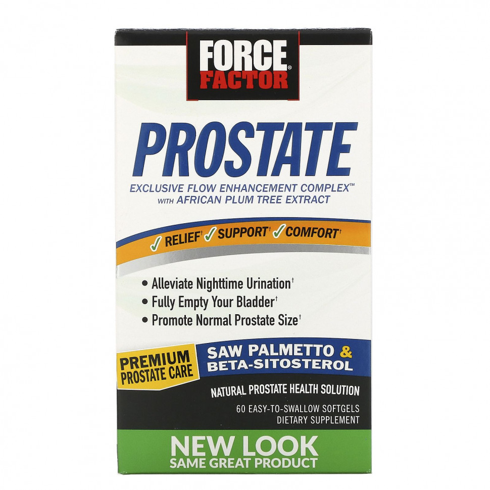  Force Factor, Prostate,     , 60      -     , -, 