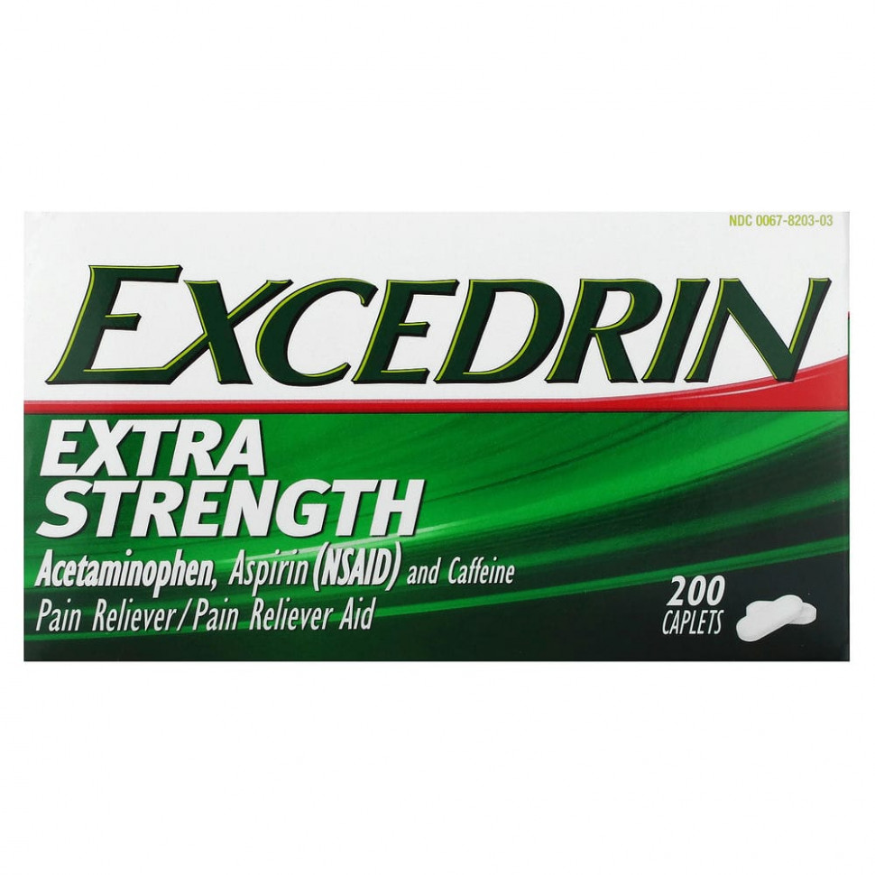  Excedrin, Extra Strength, 200     -     , -, 