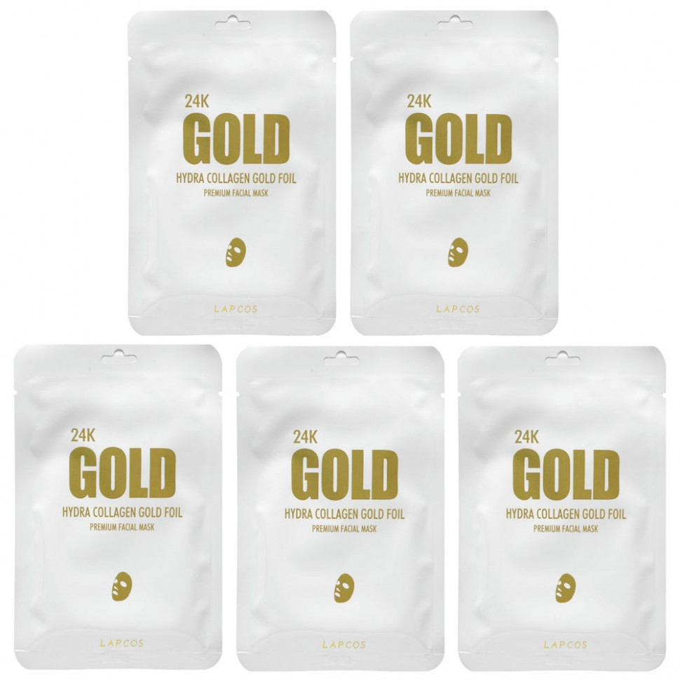  Lapcos, 24K Gold Hydra Collagen Gold Foil,      , 5 ., 25  (0,88 )    -     , -, 