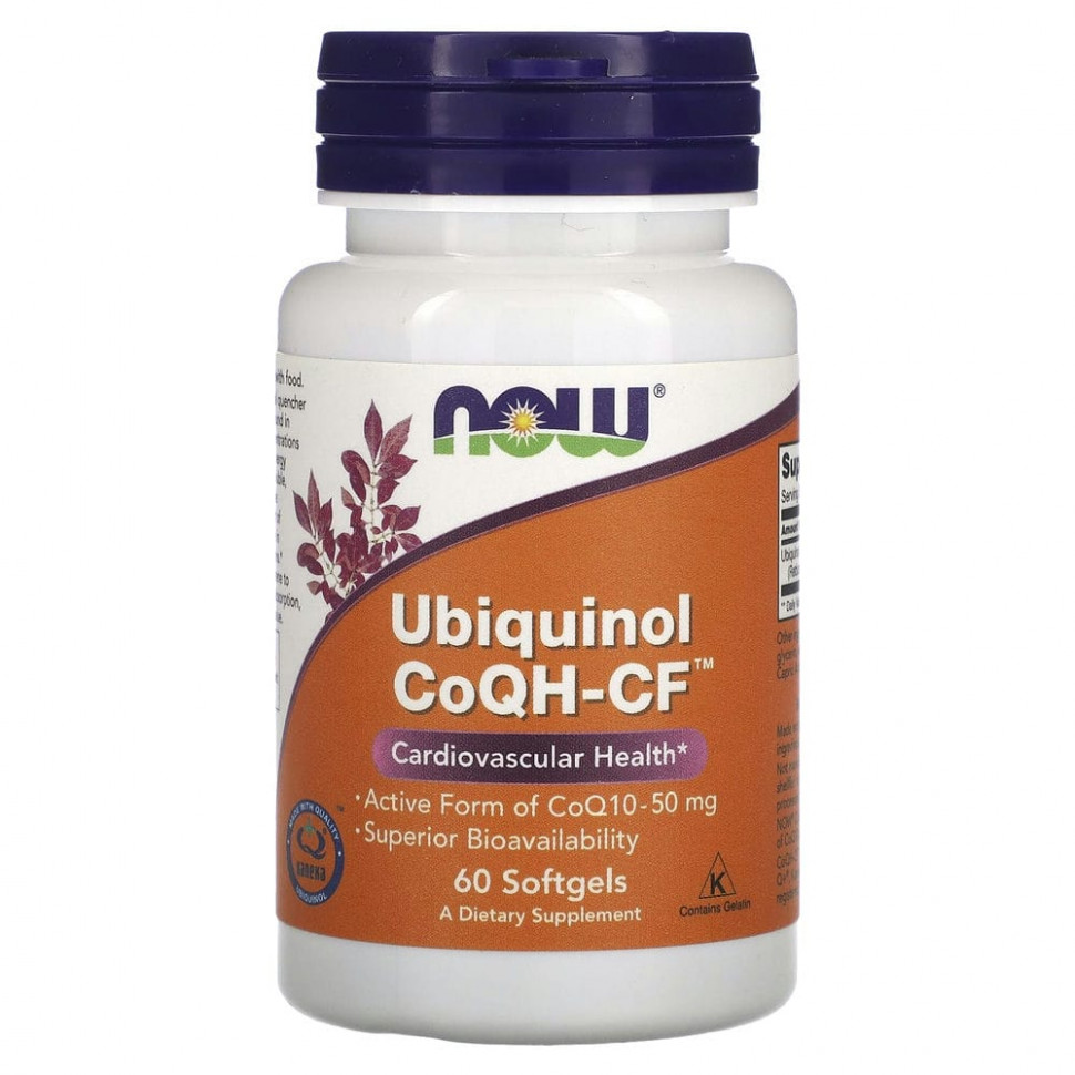  NOW Foods,  CoQH-CF, 60      -     , -, 