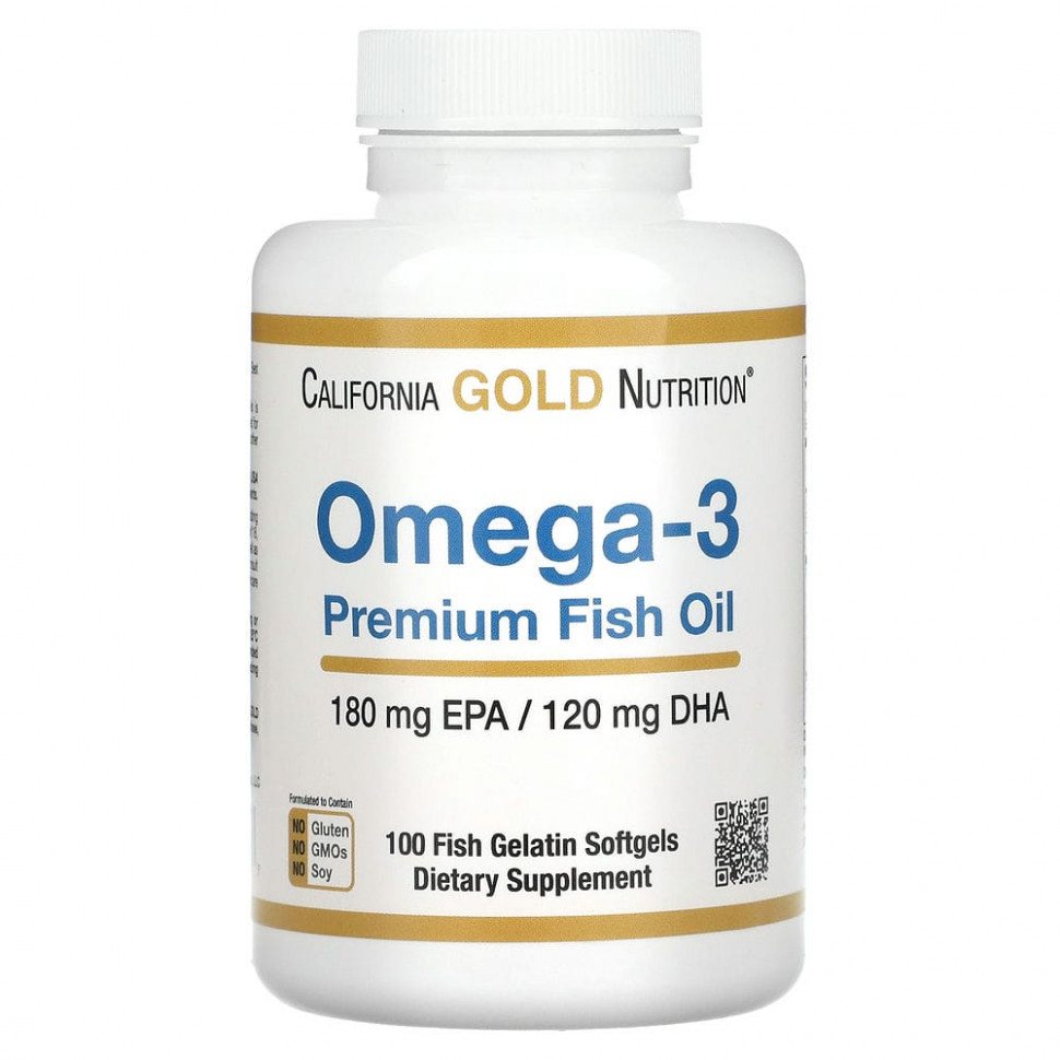  California Gold Nutrition, -3,    , 180   / 120  , 100        -     , -, 