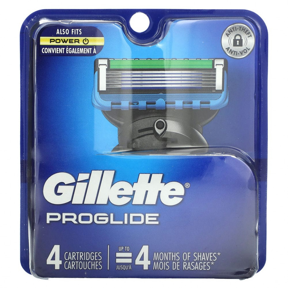 ���� Gillette, Proglide, ������� ������� ��� ������, 4 ��.  Iherb (������) ������ ������