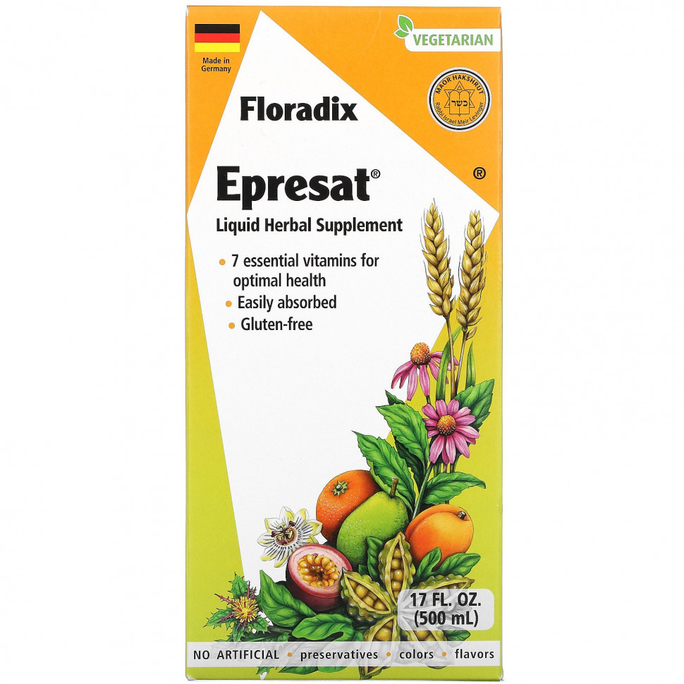  Gaia Herbs, Floradix, Epresat,   , 500  (17 . )    -     , -, 