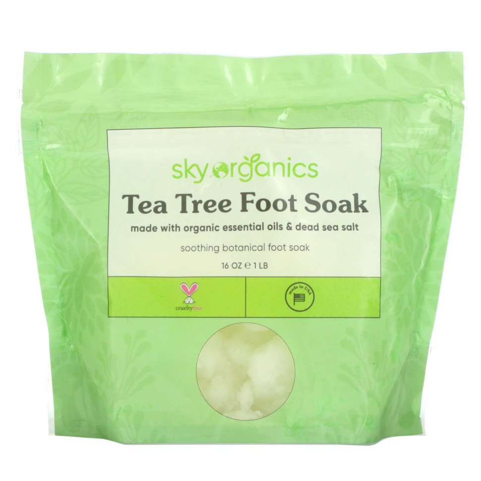  Sky Organics, Tea Tree Foot Soak,   , 1  (16 )    -     , -, 