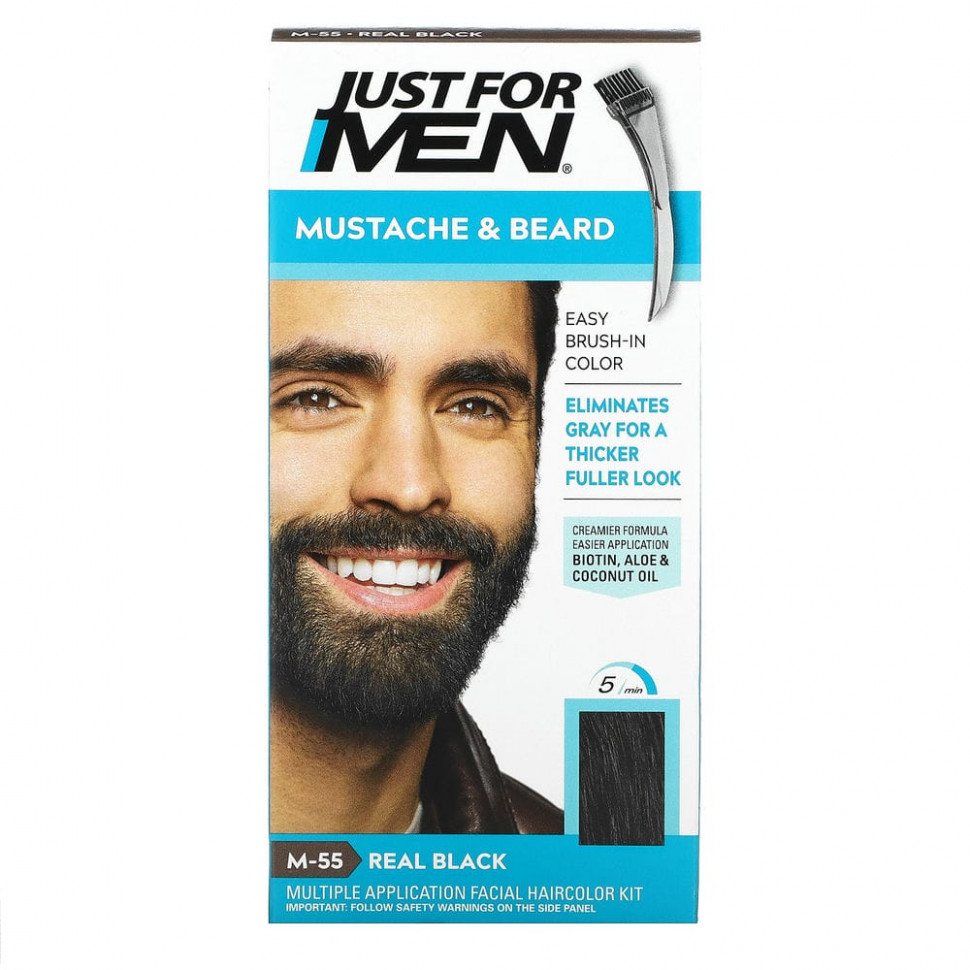  Just for Men,       Mustache & Beard,   ,   M-55, 2 .  14     -     , -, 