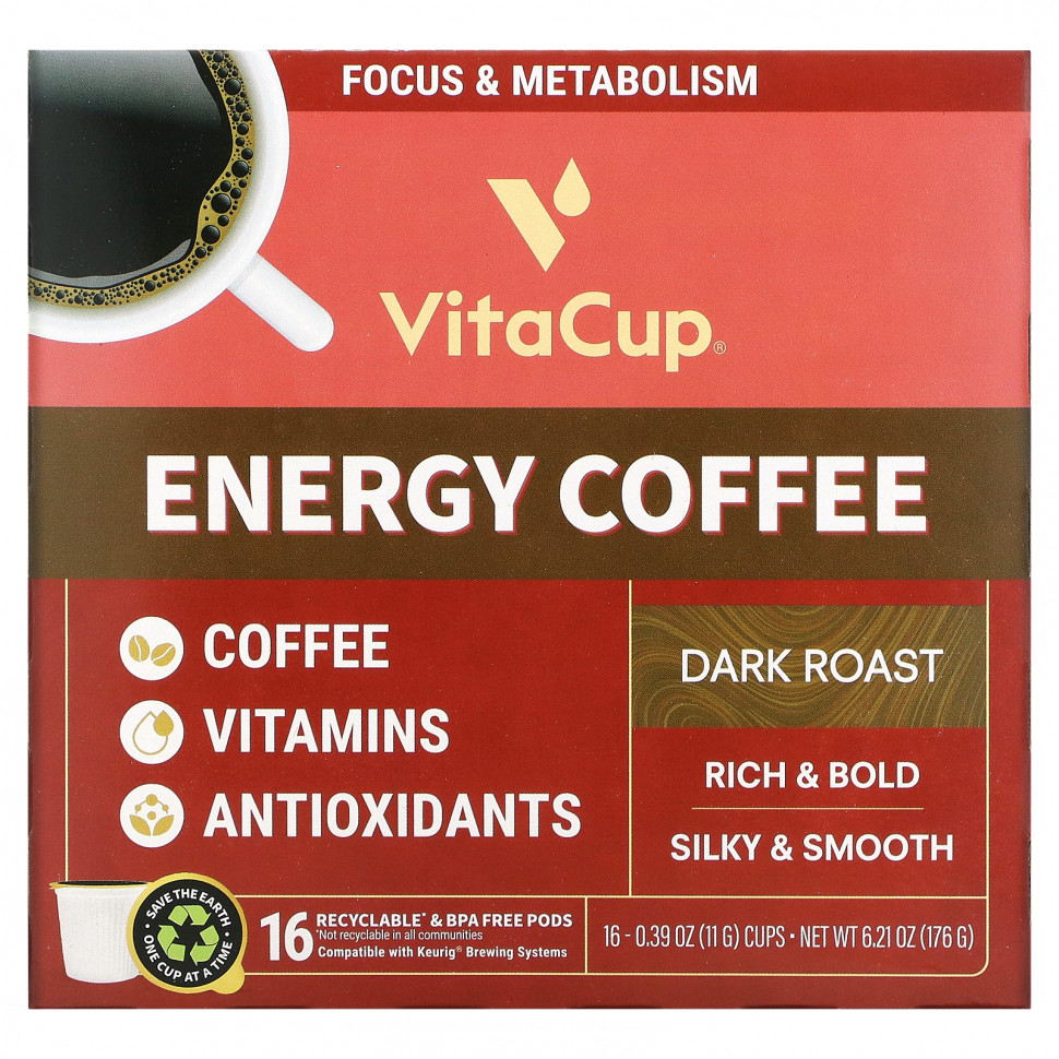  VitaCup, Energy Coffee,  , 16   11  (0,39 )    -     , -, 