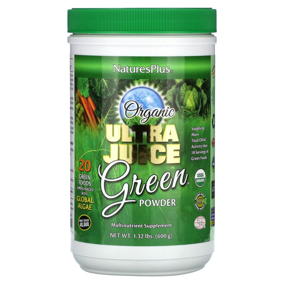  NaturesPlus,    Ultra Juice, 600  (1,32 )    -     , -, 