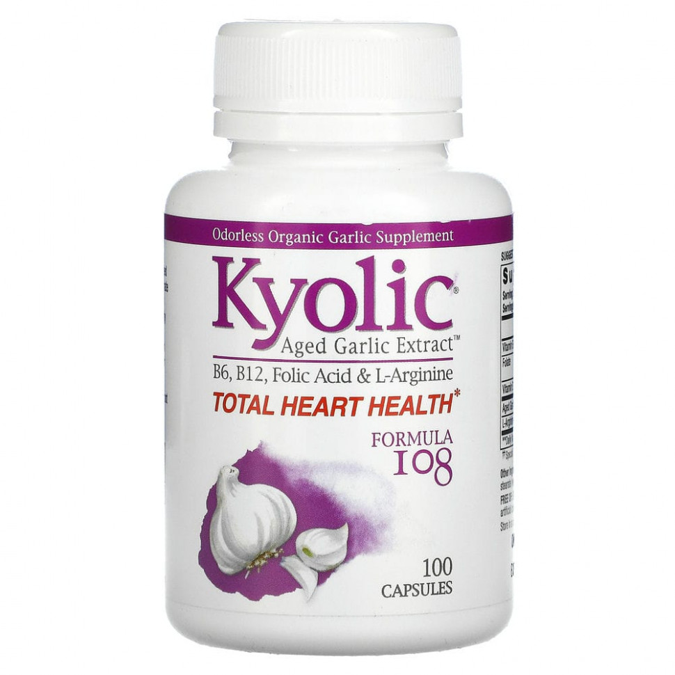  Kyolic, Aged Garlic Extract,  108, 100   Iherb ()  