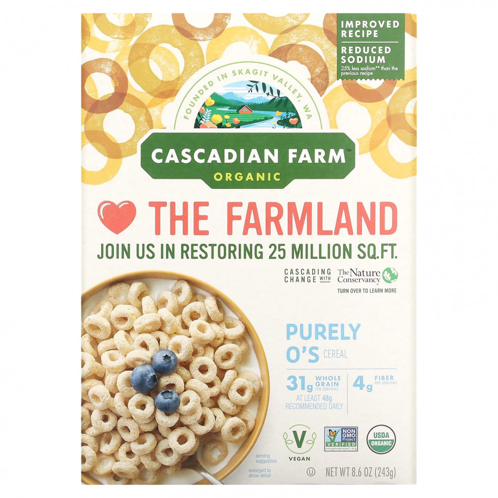  Cascadian Farm,   Purely O's, 243  (8,6 )    -     , -, 