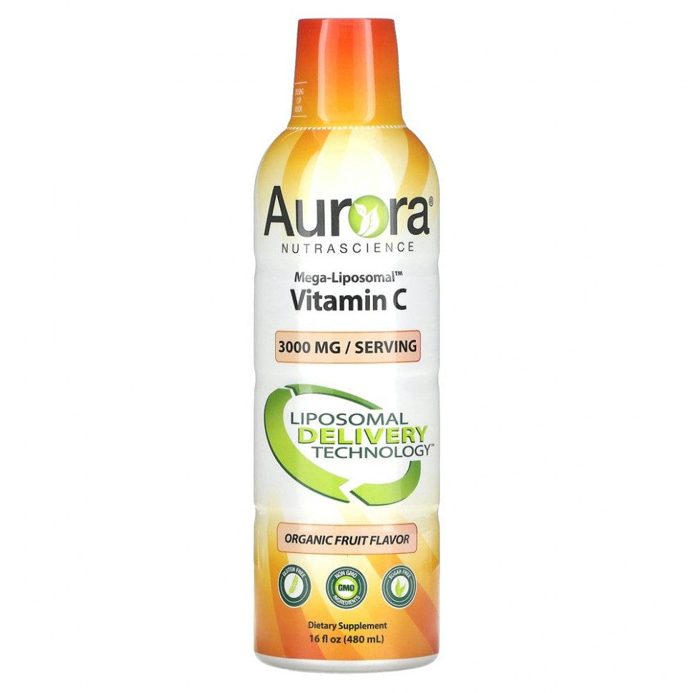  Aurora Nutrascience, Mega-Liposomal Vitamin C,   , 3000 , 480  (16 . )    -     , -, 