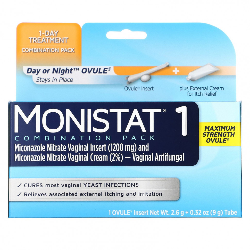  Monistat,      1 ,    ,  , 1   ,  2,6  + 0,32  (9 )  Iherb ()  