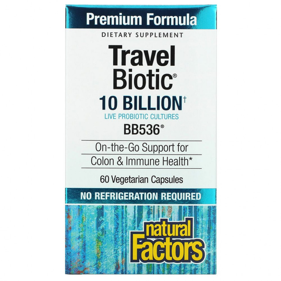  Natural Factors, Travel Biotic, BB536, 10   , 60      -     , -, 