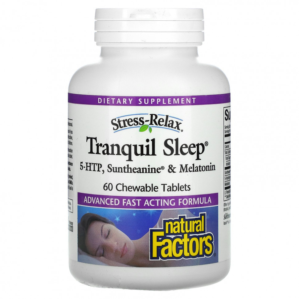  Natural Factors, Stress-Relax, Tranquil Sleep,    , 60    Iherb ()  