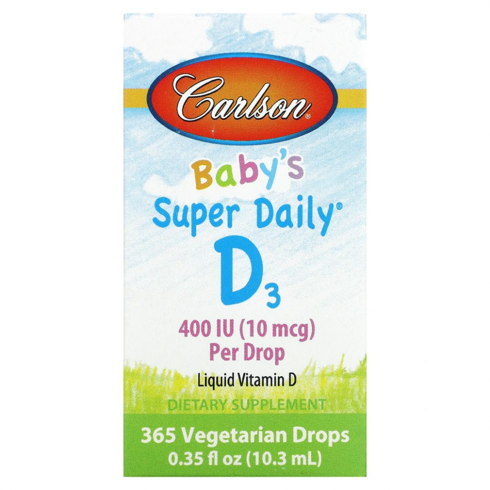  Carlson Labs, Super Daily,  D3  , 10  (400 ), 10,3  (0,35 . )    -     , -, 