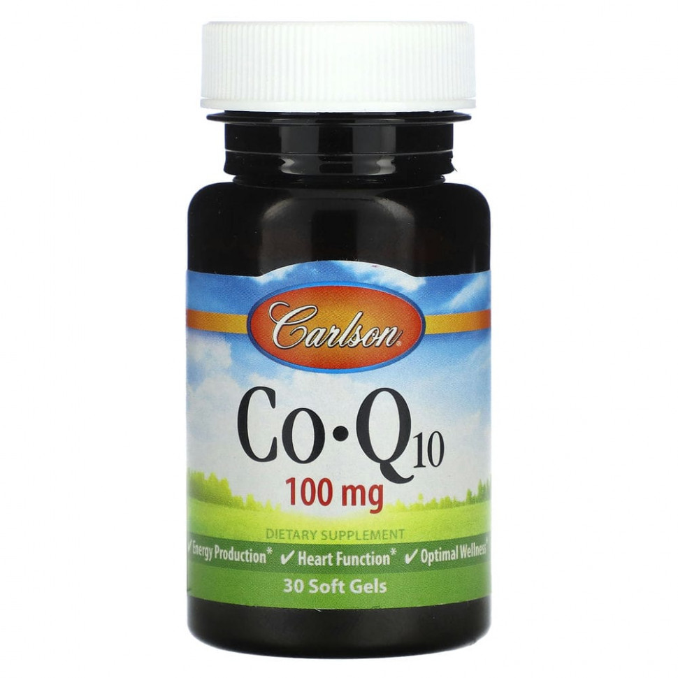  Carlson, Co-Q10, 100 , 30      -     , -, 