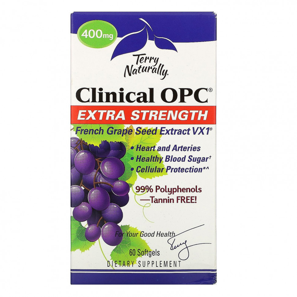  Terry Naturally, Clinical OPC,    , 400 , 60      -     , -, 