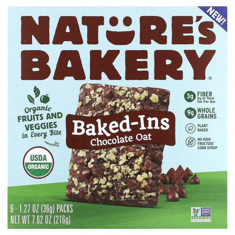  Nature's Bakery, Baked-In,  , 6   36  (1,27 )    -     , -, 