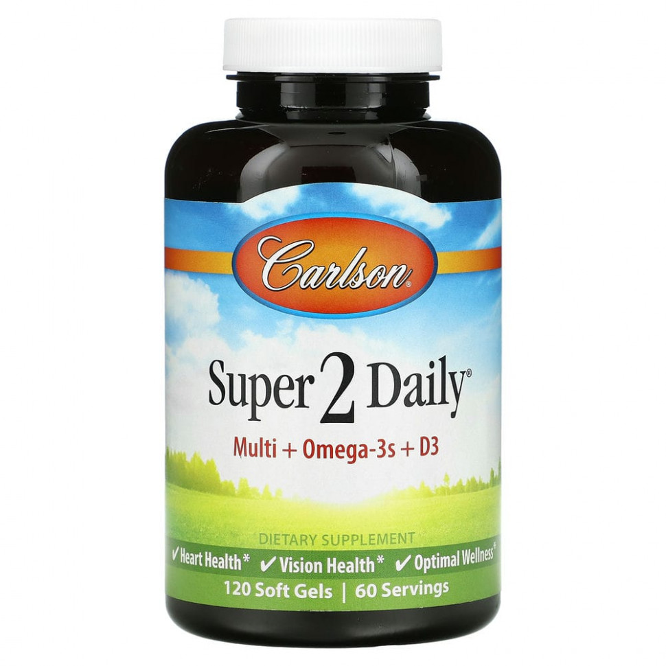  Carlson Labs, Super 2 Daily,   , 120      -     , -, 