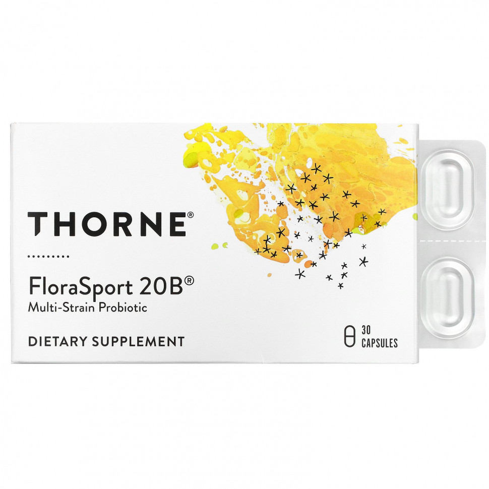  Thorne Research, FloraSport 20B, 30     -     , -, 