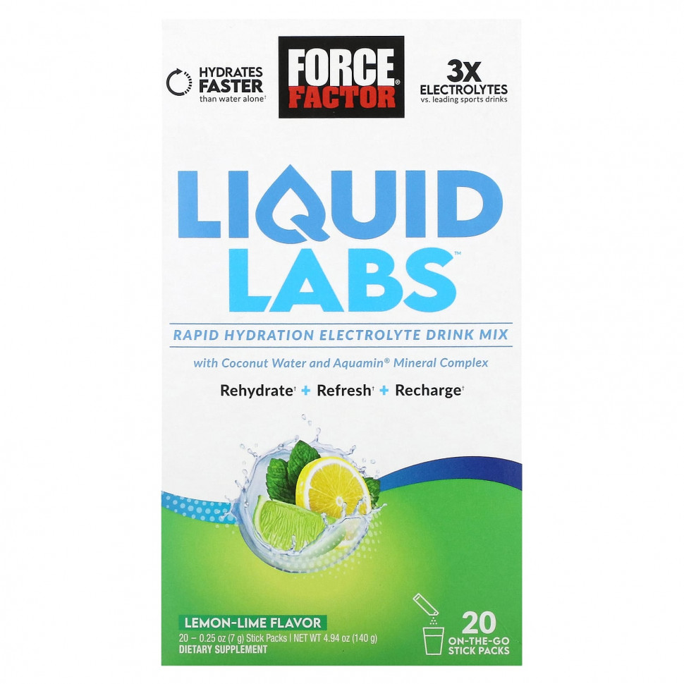  Force Factor, Liquid Labs,   , 20   7  (0,25 )    -     , -, 