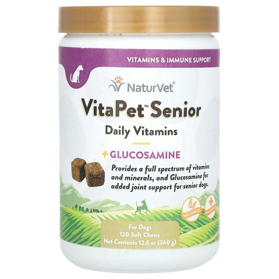  NaturVet, VitaPet Senior,      , 120  , 360  (12,6 )  Iherb ()  