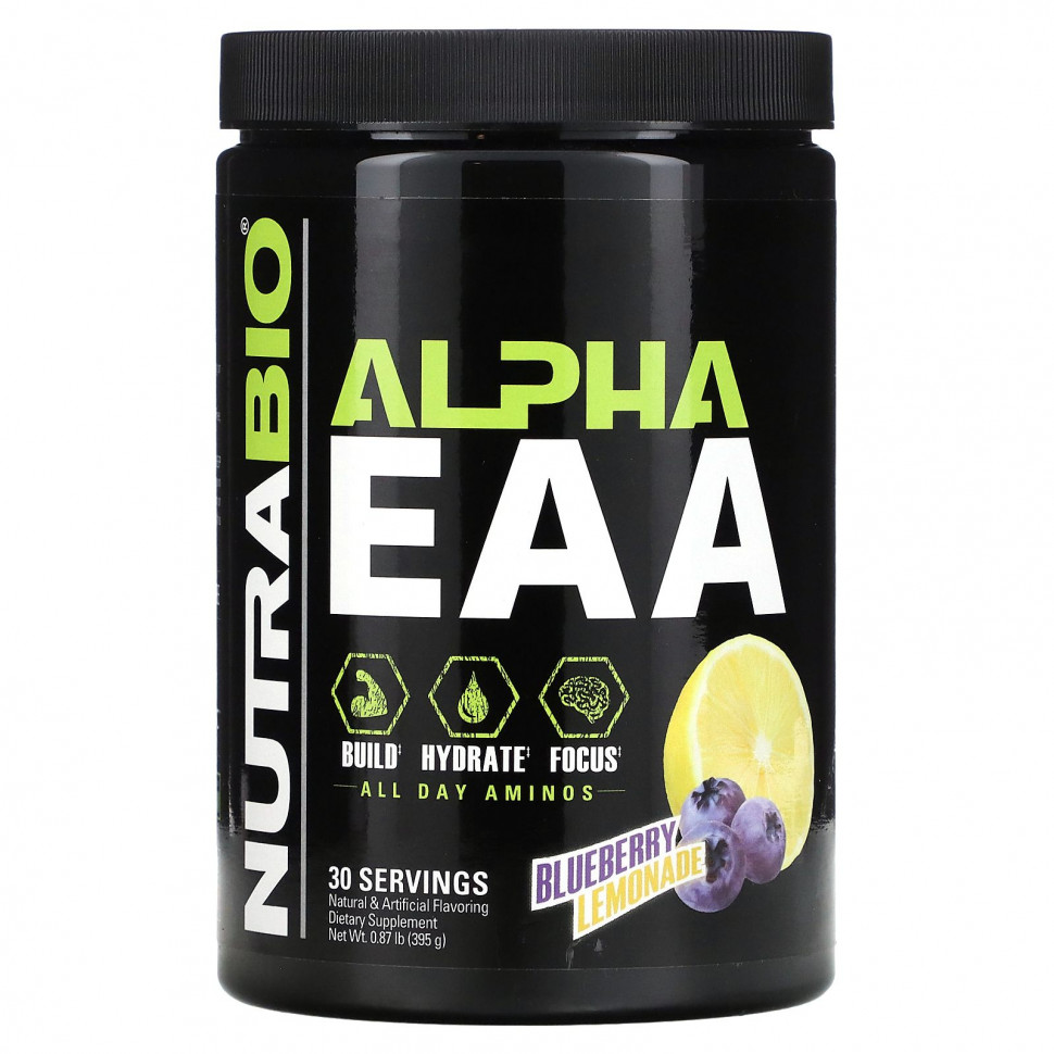  NutraBio Labs, Alpha EAA,  , 395  (0,87 )    -     , -, 