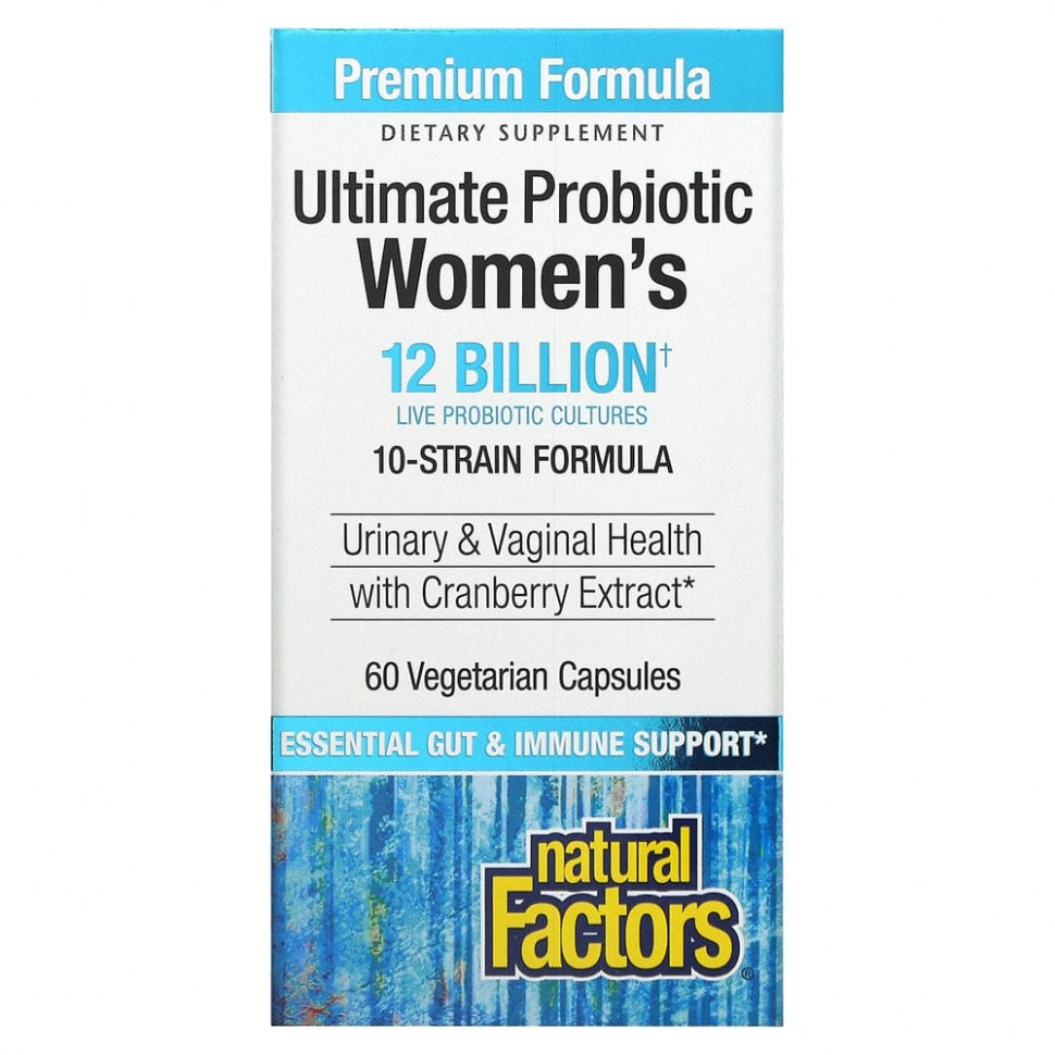  Natural Factors, Ultima Probiotic Womens,   , 12  , 60      -     , -, 