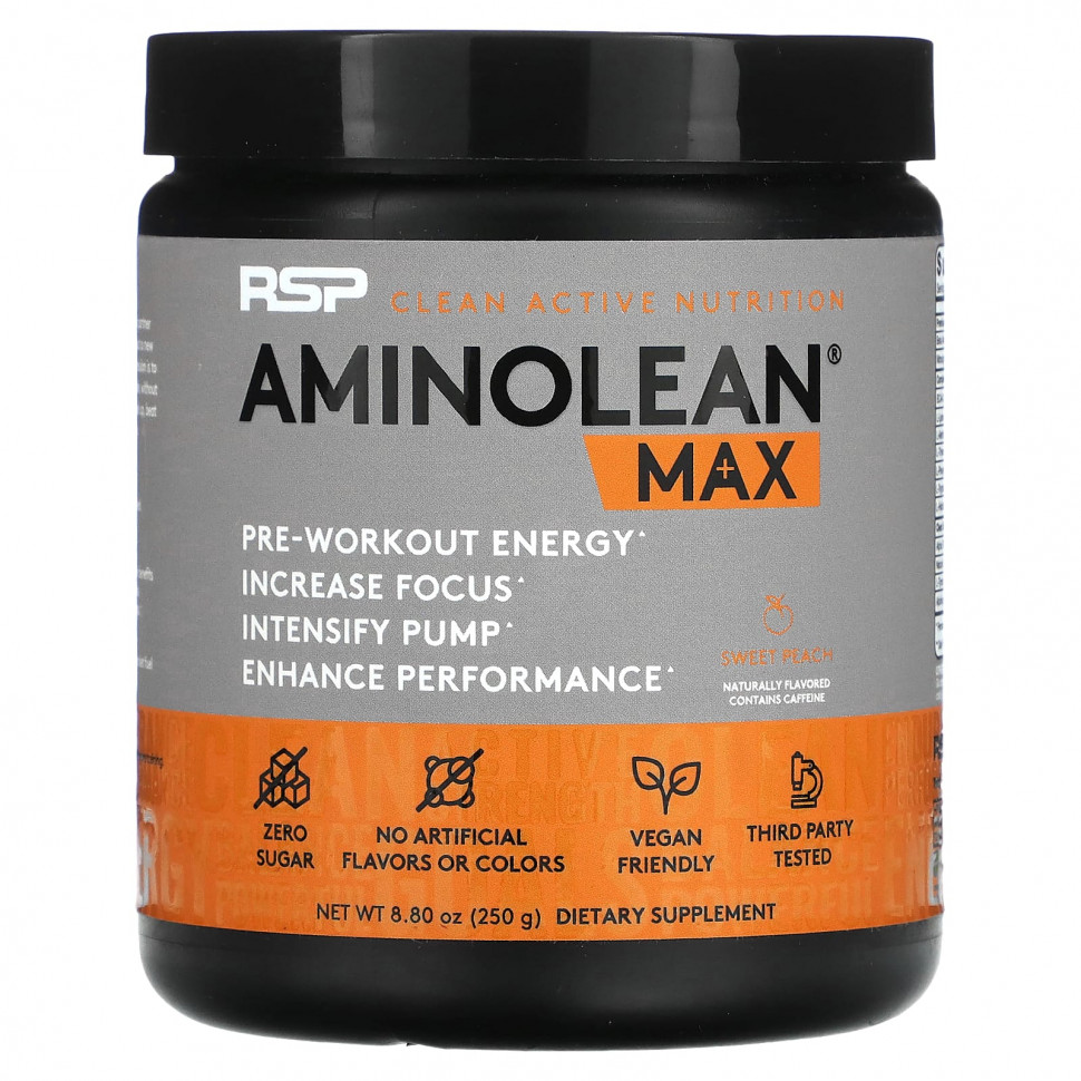  RSP Nutrition, AminoLean Max,  , 250  (8,8 )    -     , -, 