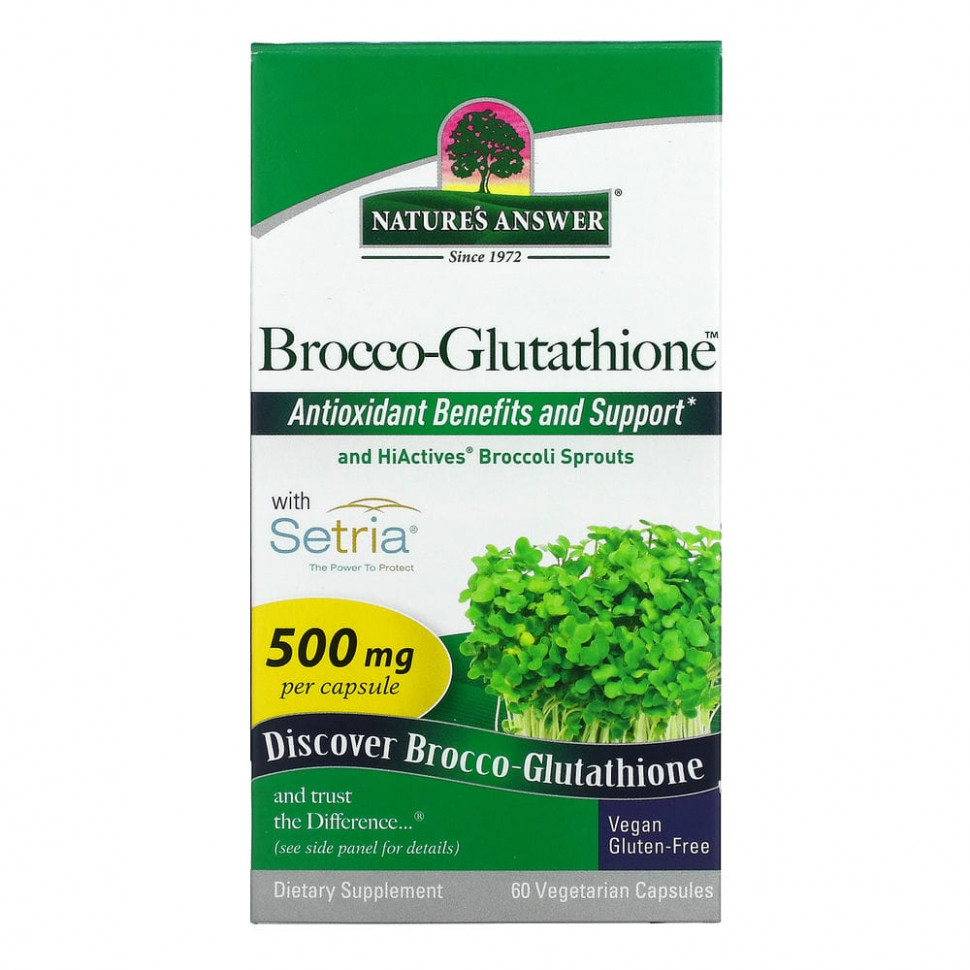  Nature's Answer, Brocco-Glutathione,     , 500 , 60      -     , -, 