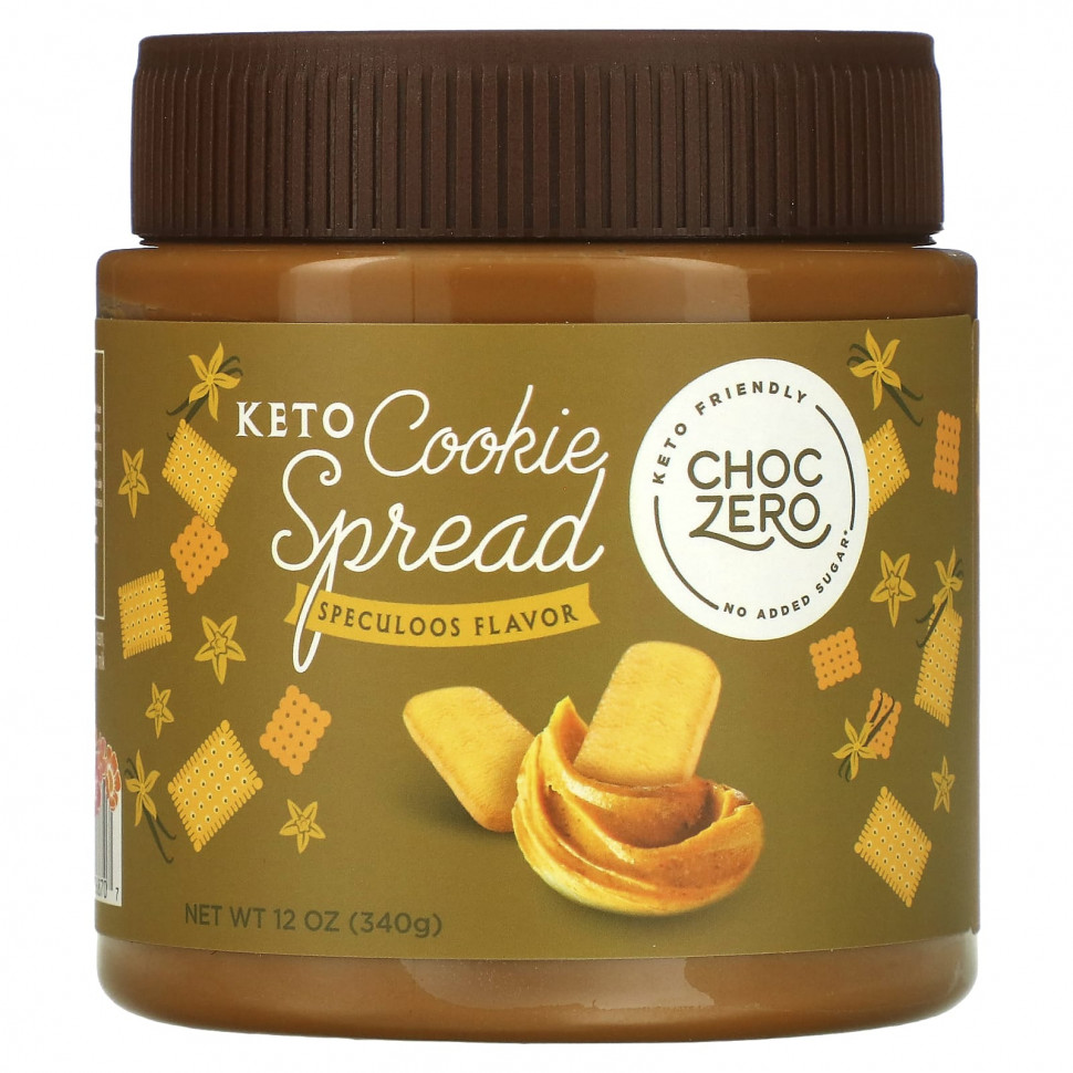  ChocZero, Keto Cookie Spread, Speculoos, 340  (12 )    -     , -, 