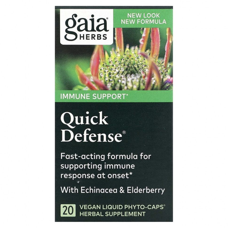  Gaia Herbs, Quick Defense, 20       -     , -, 