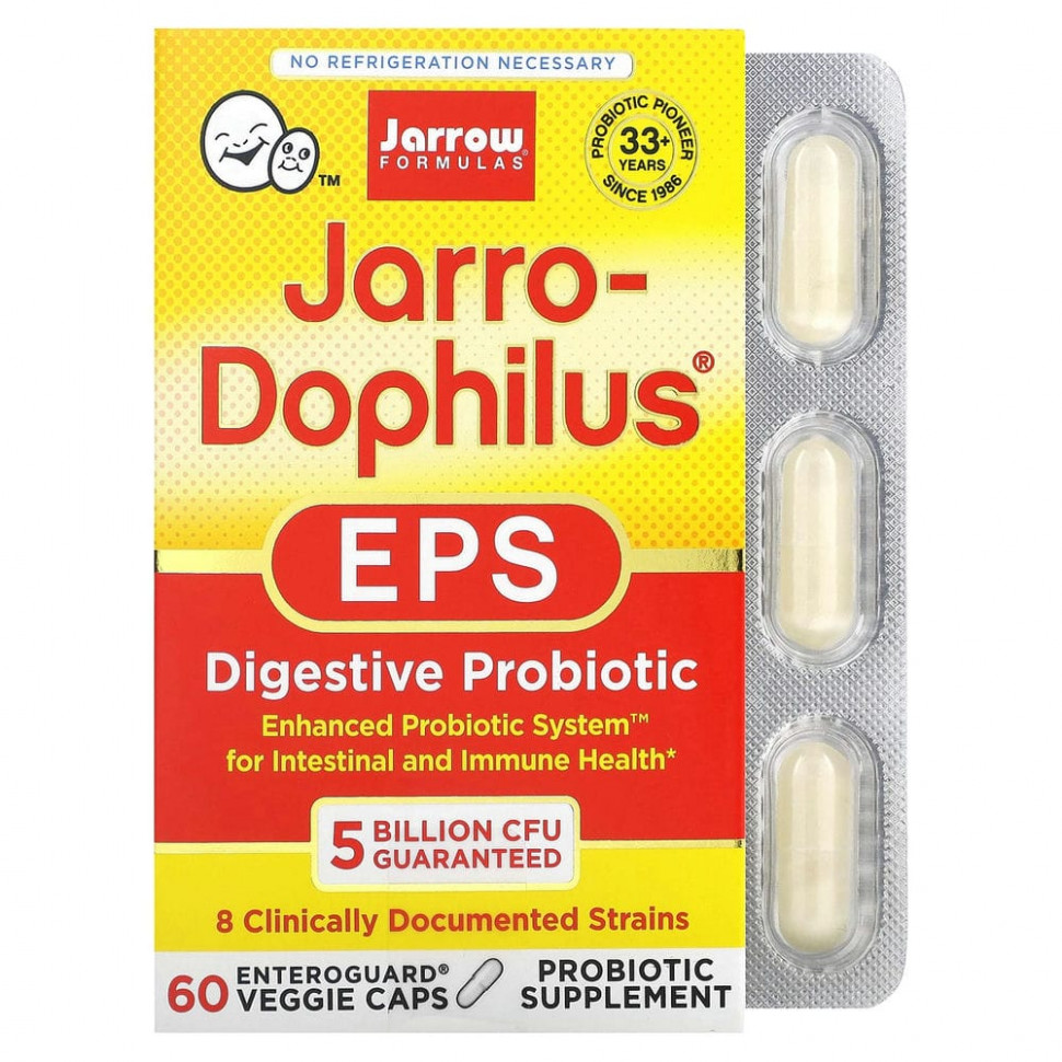  Jarrow Formulas, Jarro-Dophilus EPS,  , 5 , 60   Enteroguard    -     , -, 