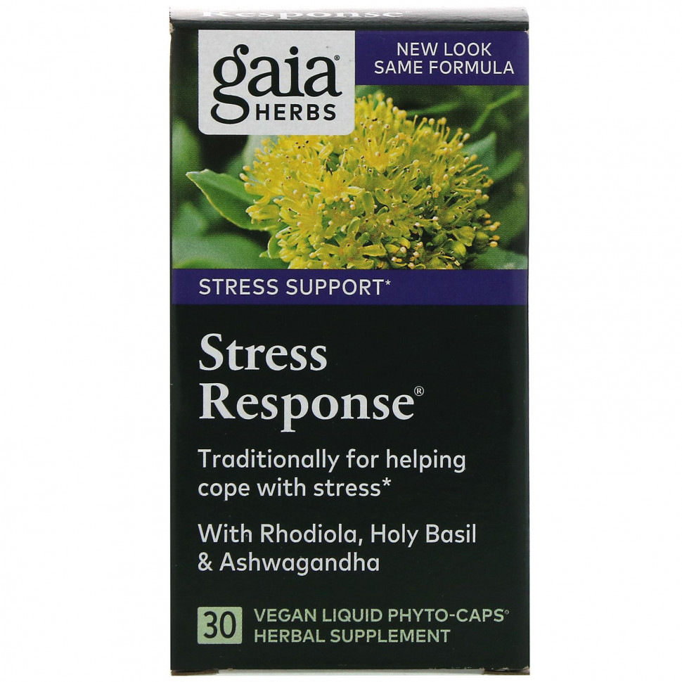  Gaia Herbs, Stress Response, 30   -    -     , -, 