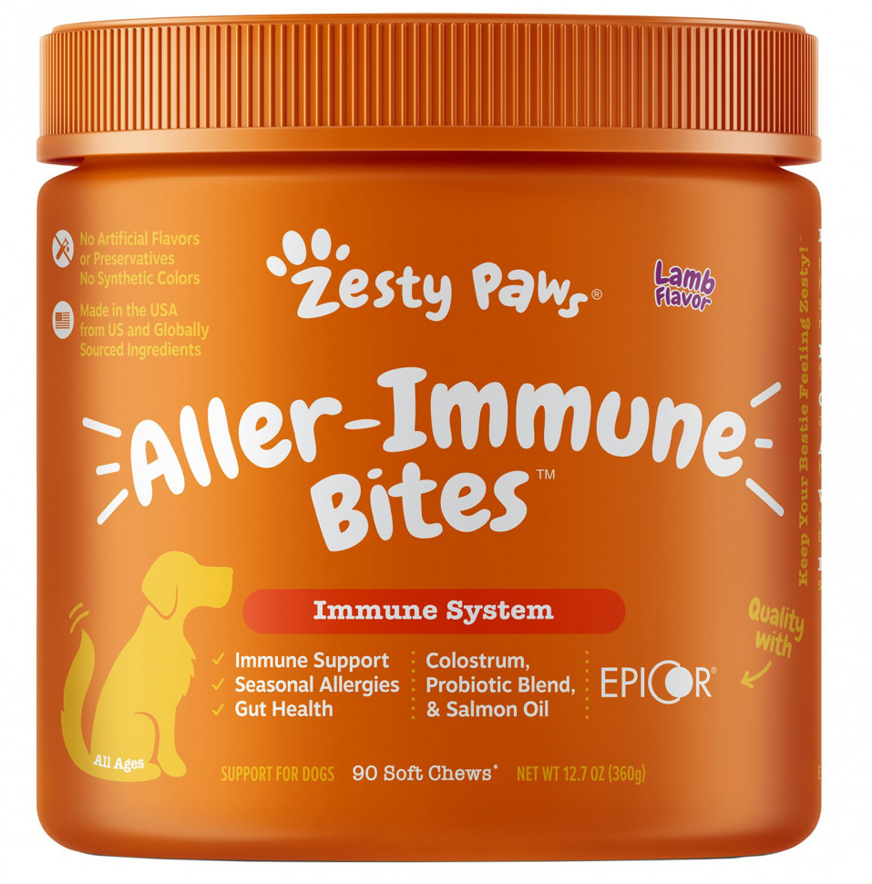  Zesty Paws, Aller-Immune Bites,     ,   , 90  , 360  (12,7 )  Iherb ()  