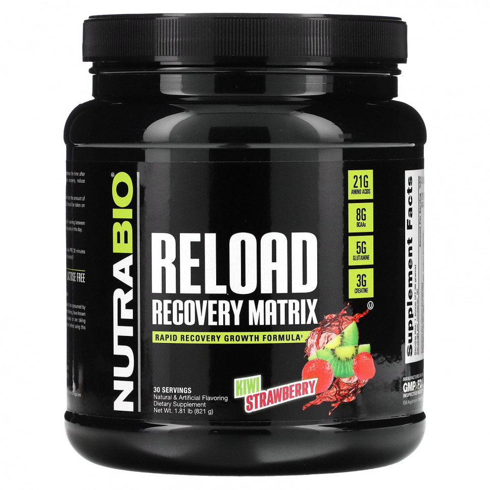 ���� NutraBio Labs, Reload Recovery Matrix, ���� � ��������, 821 � (1,81 �����)  Iherb (������) ������ ������