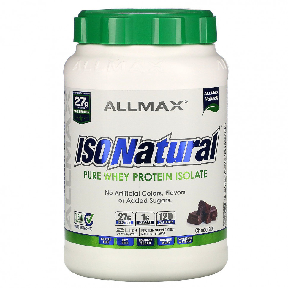  ALLMAX Nutrition, IsoNatural, 100% -    , , 2  (907 )    -     , -, 