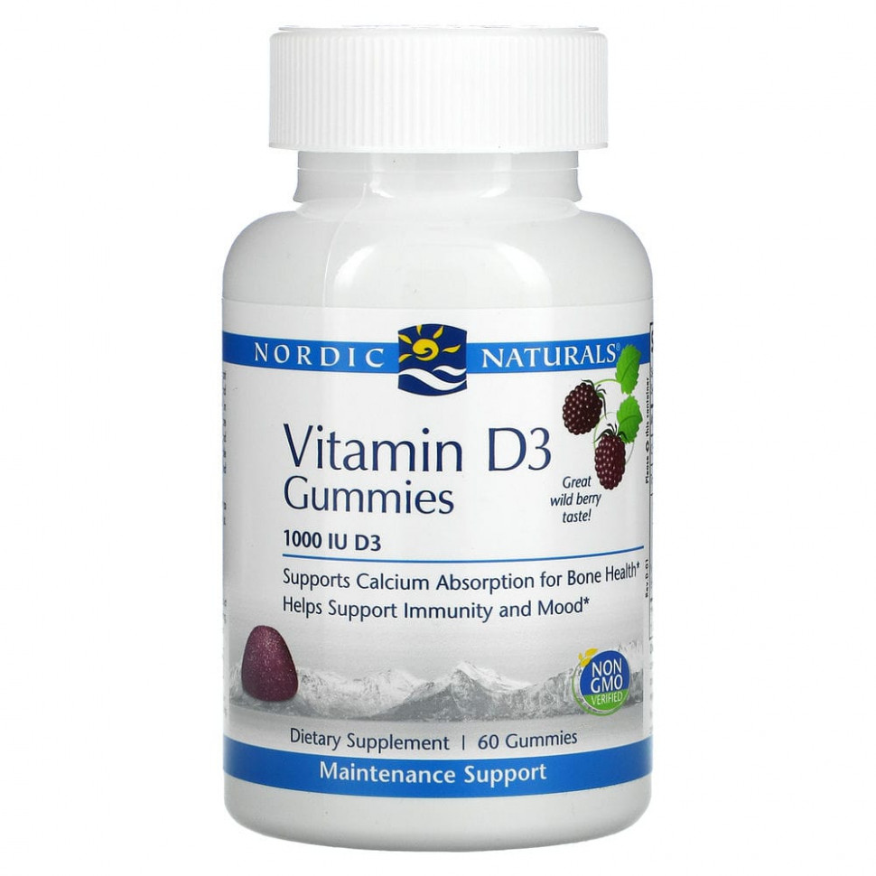  Nordic Naturals,  D3,   , 1000 , 60      -     , -, 