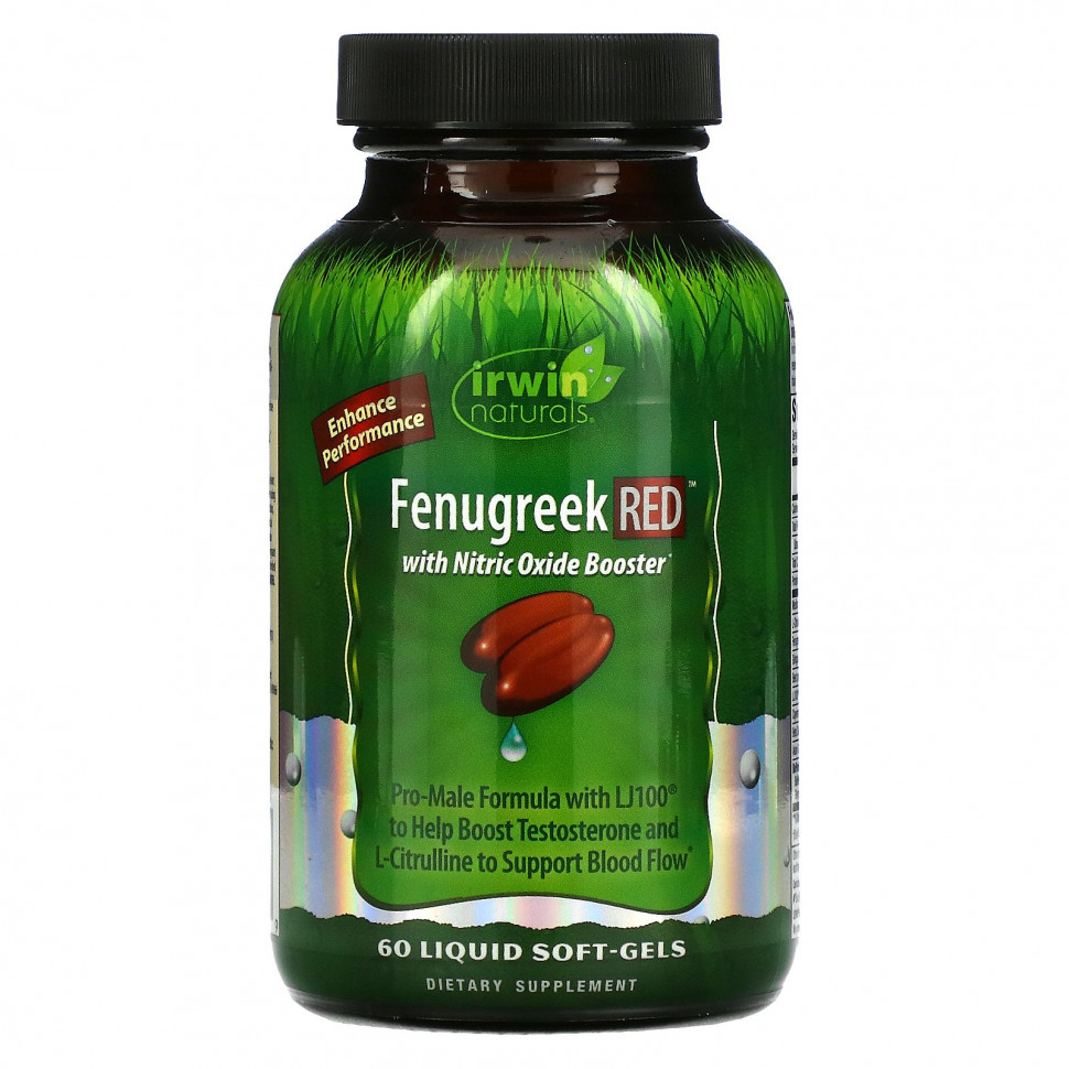  Irwin Naturals,  RED    , 60      -     , -, 